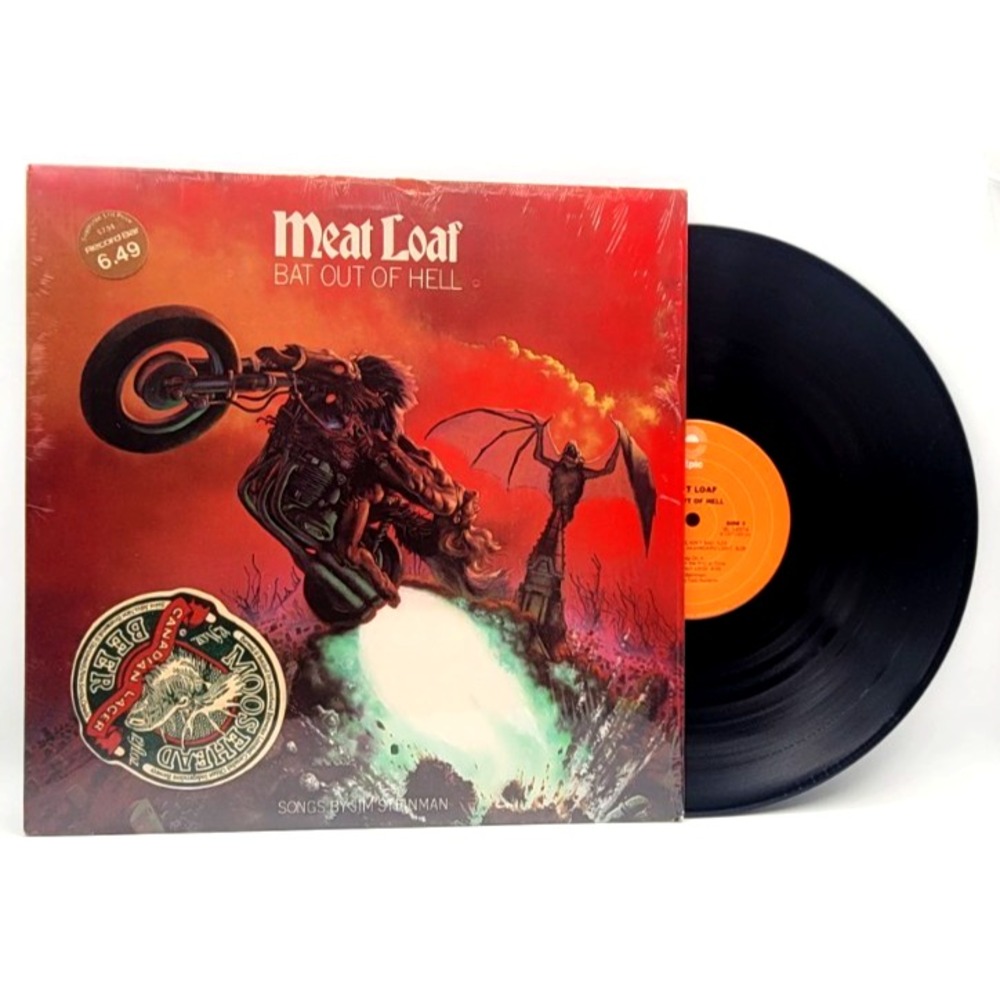 MEAT LOAF - BAT OUT OF HELL - ROCK LP RECORD IN SHRINK EPIC